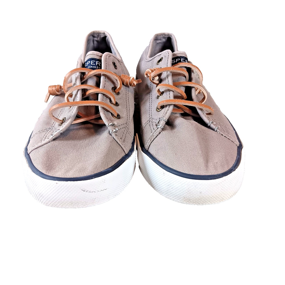 Sperry Women's Pier View‎ Core Sneaker, Grey STS95729 - US 10  EU 41